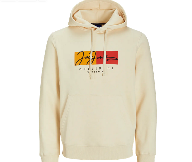 jorfrederiksberg box script sweat hood jack jones jorfrederiksberg box script sweat hood jack jones